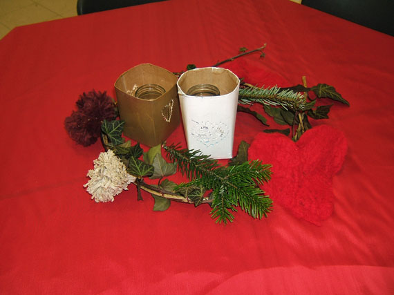 Adventsbasteln 2011 - Mit dem Herzen sehen