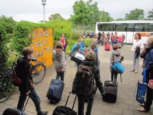 Klassenfahrt 2012 - Abfahrt