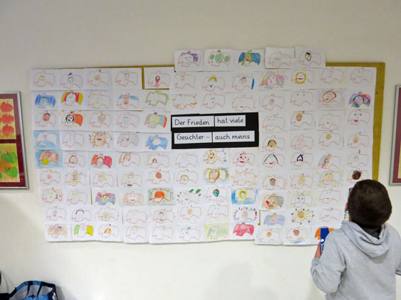 Adventsbasteln 2013 - Pinwand_voll