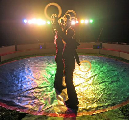 Zirkus 2013 - Probe Eltern Schwarzlicht