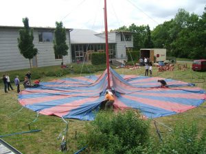 Zirkus 2010 - Zeltaufbau