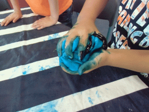 OG Experimente 2014  Knete - Farbe