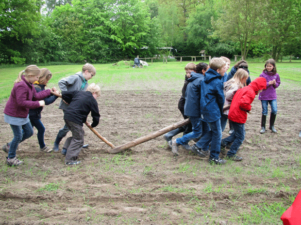 Sachsenhof 2012 - Pflügen